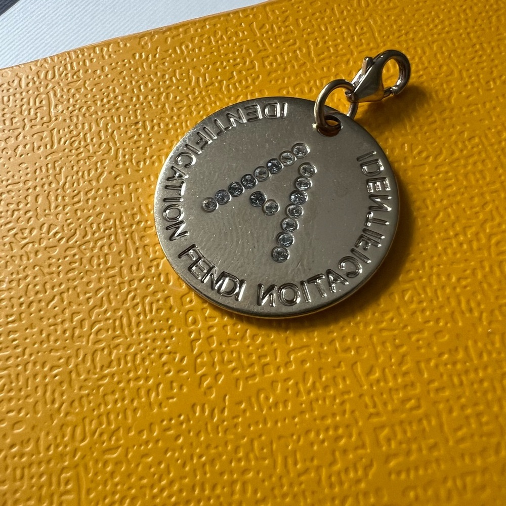 FENDI authentic Jewelry | Fendi Identification letter A Charm Gold Plated | - Picture 5 of 12